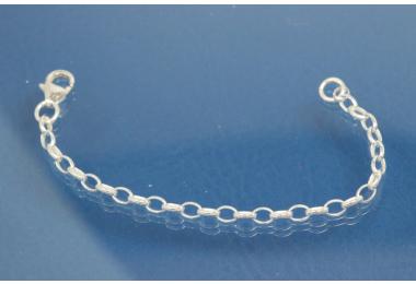 Extension chain, length approx. 10cm, 925/- Silver
