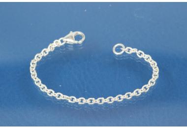 extension chain, length approx. 10cm, 925/- Silver