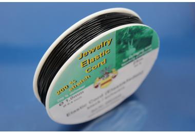 25m spool elastic cord � 1,0mm black