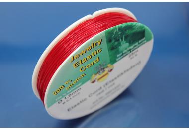25m spool elastic cord  1,0mm red