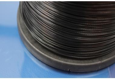 1000m Spool stainless steel black  1,0mm 7 strands