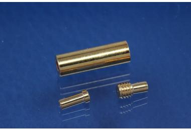 Turnbuckle clasp metal gold color 13x4mm