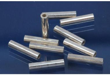 Rohrabschnitt 925/- Silber lang 8mm A 1,8mm I 0,7mm