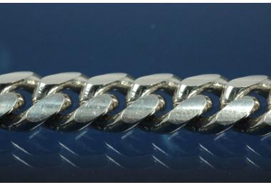 Curb chain by meter pressed width 6,8mm x thickness 3,3mm 925/- Silver