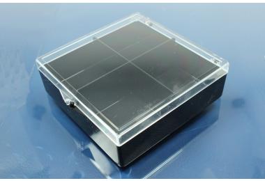 Assorting Box, black/clear, 4 compartments
