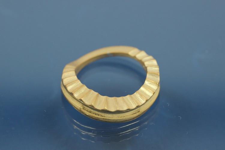 Colliermittelteil 925/- Silber vergoldet Fl�che beide Seiten geh�mmert ca Ma�e A� 20,5 I� 14,5mm Bohrung �2,2mm St�rke 4,5 im Verlauf 1,3mm