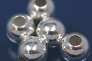 Beads smooth polish heavy version 18,0mm smooth polished - I 3,9mm 925/- Silver