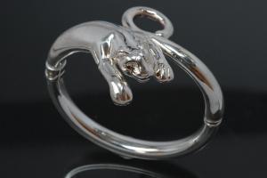 bangle panther vivid 925/- Silver hollow