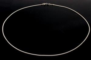 curb-necklace 50cm with spring ring 925/- Silver