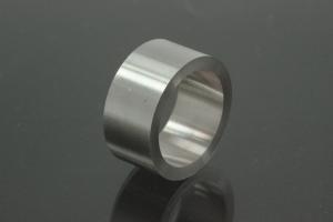 Ringrohling gedreht, 972/- Silber +, Ringbreite ca. 10mm, Ringstrke ca. 2,2mm