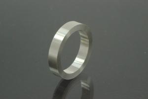 Ring Blanks, 925/- Silver, Width ca. 4mm, Thickness ca. 2,2mm