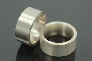 Ring blank cambered inside 972/- silver, ring width approx. 10mm, ring thickness approx. 3,0mm, width 58