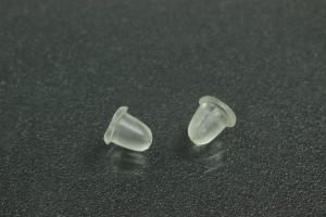 Silikonstopper ca. 3,5x3,5mm, Loch ca. 0,5mm,