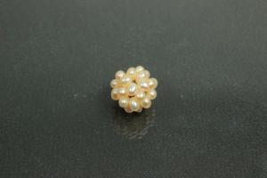 Pearl ball braided approx 11mm, colour white,