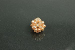 Pearl ball braided approx 12mm, colour peach,