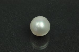 Freshwater pearls, undrilled round, approx.size 10,0mm, nice luster A, color white