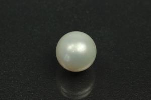 Freshwater pearls, undrilled round, approx.size 10,0mm, color white