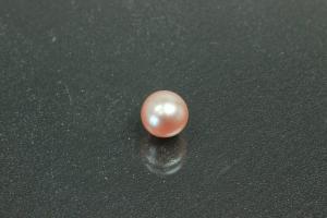 Freshwater pearls, undrilled round, approx.size 6,0mm, color shades of rosa