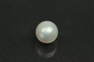 Swasserperlen, ungebohrt rund, ca.Mae 9,5mm, schnes Luster A, Farbe weiss