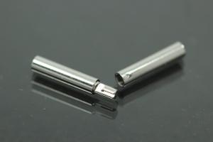 Bayonet clasp stainless steel 1,4301, approx. Sizes 20mm x 2,5mm x 2,5mm Hole I 1,5mm