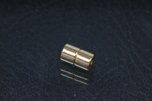 Powermagnet ca.Mae A 4,0 mm,ca.L 7mm Bohrung ca.A 1,0mm, ca I 1,9mm, goldfarben