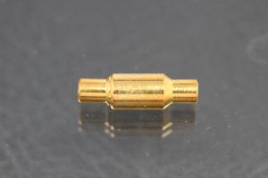 Magnetschliee speziell fr Draht, ca Mae 15,0 x5,0mm, Drahtbohrung 2mm, goldfarben