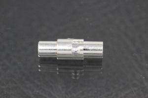 Magnetic bayonet clasp silver color approx.size 14,5 x 4,8mm I 2,9mm