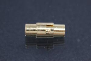 Magnetbajonettschliee goldfarben ca.Mae 15,5 x 6,0mm I 3,9mm