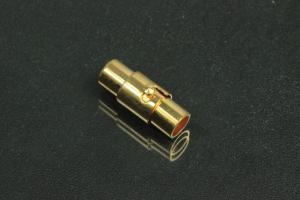 Magnetic bayonet clasp gold color approx.size 15,5 x 6,0mm I 3,9mm