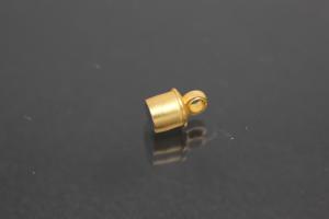 Steiner Magnetschliee Kugel, vergoldet, mattiert 8mm