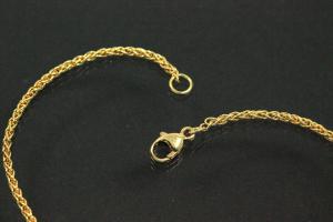 Shield bracelet matt 333/- solid with cable chain approx. Dimensions length 19.0cm, width 1.7mm, shield 25x5.3x0.6mm