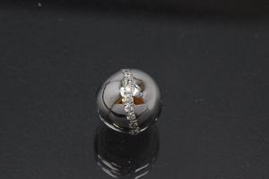 Wechselschliesse 925/- Silber mit Zirkonia gefasst 10mm