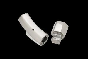 Bayonet Clasp Stainless Steel 1,4301, approx. size length 26mm x height 6,0mm x width 5,0mm Hole inside 3,0mm