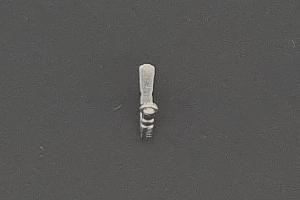 Edelstahl Schloschnapper mit Oese ca.Mae b 0,85mm x Schnappertiefe 6,0mm