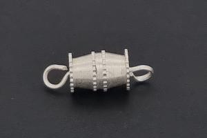 Schraubschliee silberfarben mit se ca.14,4x5,4mm,