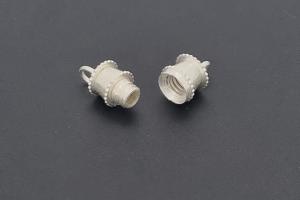 Schraubschliee silberfarben mit se ca.14,4x5,4mm,