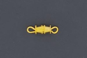 Schraubschliee goldfarben mit se ca.13,4x4,0mm,