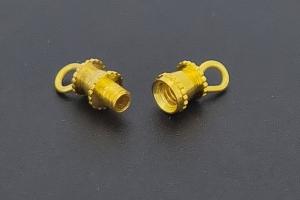 Schraubschliee goldfarben mit se ca.13,4x4,0mm,