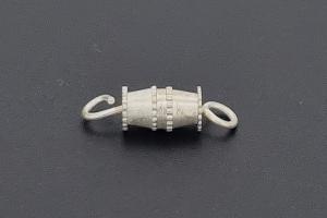 Schraubschliee silverfarben mit se ca.13,4x4,0mm,