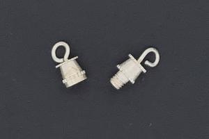 Schraubschliee silverfarben mit se ca.13,4x4,0mm,