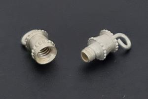 Schraubschliee silverfarben mit se ca.13,4x4,0mm,