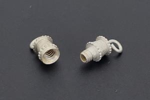 Schraubschliee silverfarben mit se ca.13,4x4,0mm,