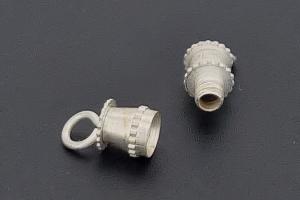 Schraubschliee silverfarben mit se ca.13,4x4,0mm,