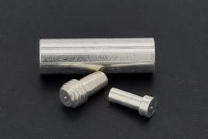 Schraubschliee silberfarben 3 teilig, ca.13,0x4,0mm