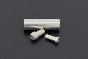 Schraubschliee silberfarben 3 teilig, ca.13,0x4,0mm