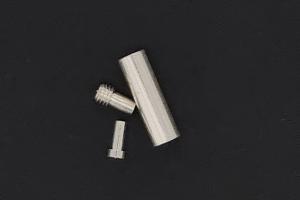 Schraubschliee silberfarben 3 teilig, ca.13,0x4,0mm
