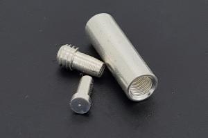 Schraubschliee silberfarben 3 teilig, ca.13,0x4,0mm