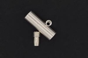 Schraubschliee silberfarben 3 teilig, ca.13,0x4,0mm