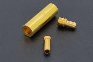 Schraubschliee goldfarben 3 teilig, ca.13,0x4,0mm