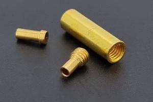 Schraubschliee goldfarben 3 teilig, ca.13,0x4,0mm